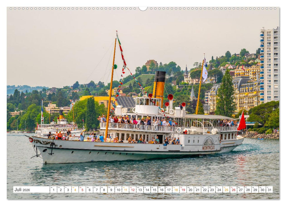 Parade-Navale in Montreux (CALVENDO Premium Wandkalender 2026)