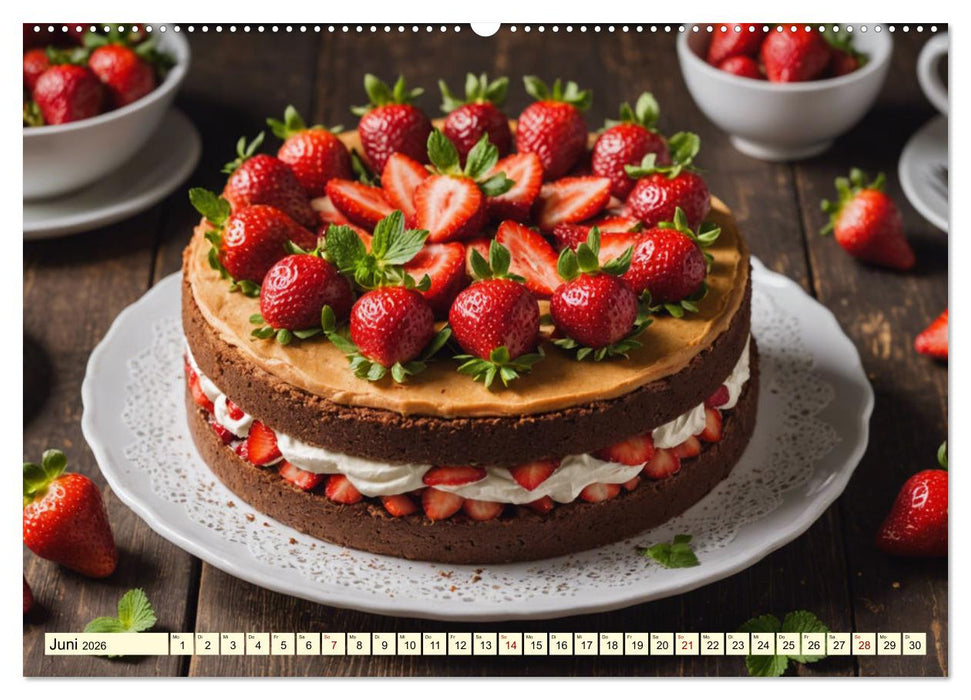 Das Auge isst mit - Süße Verführung (CALVENDO Premium Wandkalender 2026)