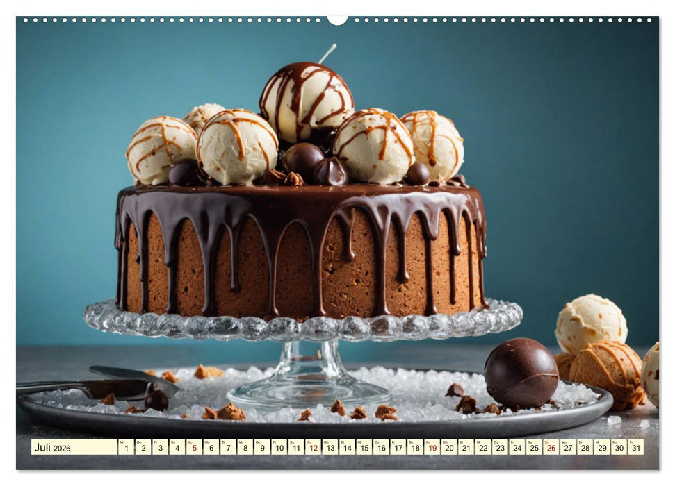 Das Auge isst mit - Süße Verführung (CALVENDO Premium Wandkalender 2026)