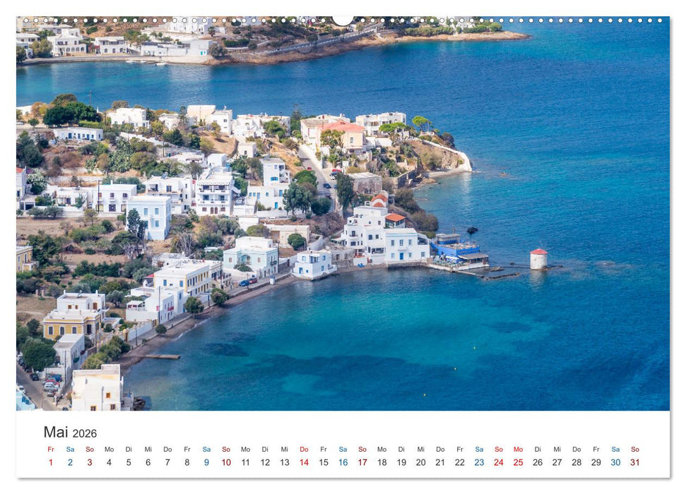 Leros - die Insel der Göttin Artemis (CALVENDO Premium Wandkalender 2026)