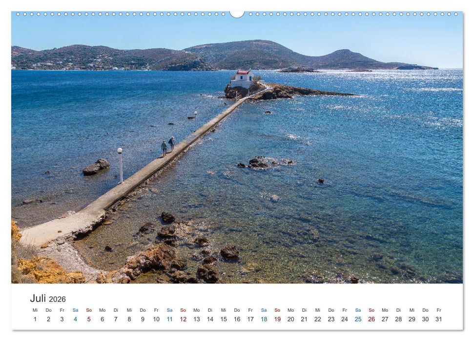 Leros - die Insel der Göttin Artemis (CALVENDO Premium Wandkalender 2026)