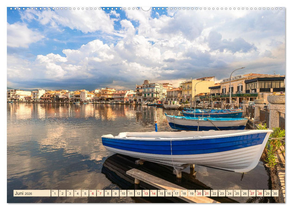 Sizilien, Ätna-Catania-Cefalu-Messina-Syrakus-Taormina-Tindari (CALVENDO Premium Wandkalender 2026)