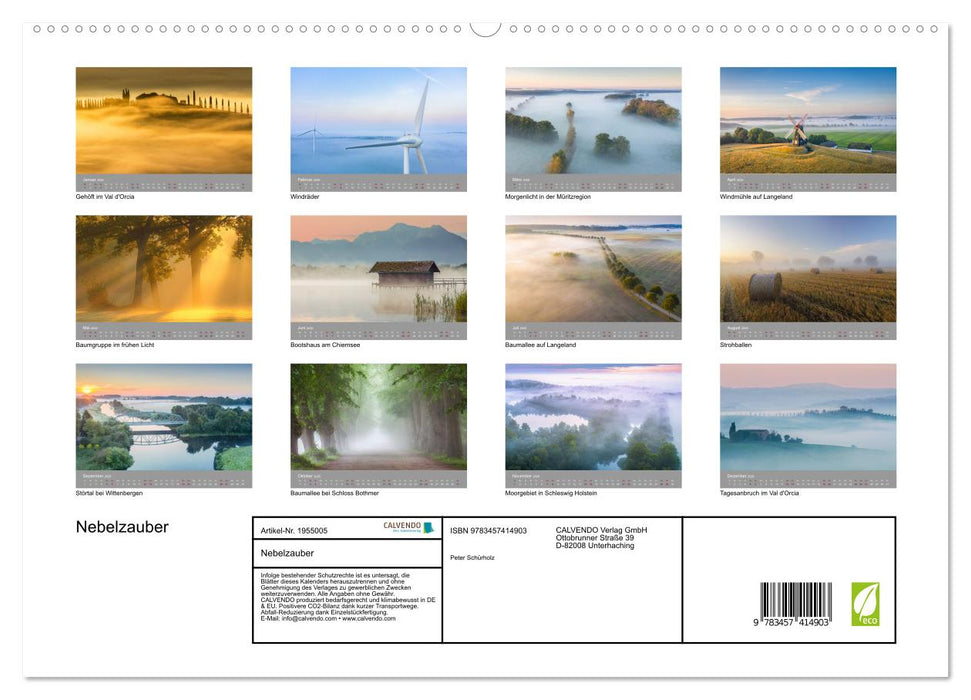 Nebelzauber (CALVENDO Premium Wandkalender 2026)