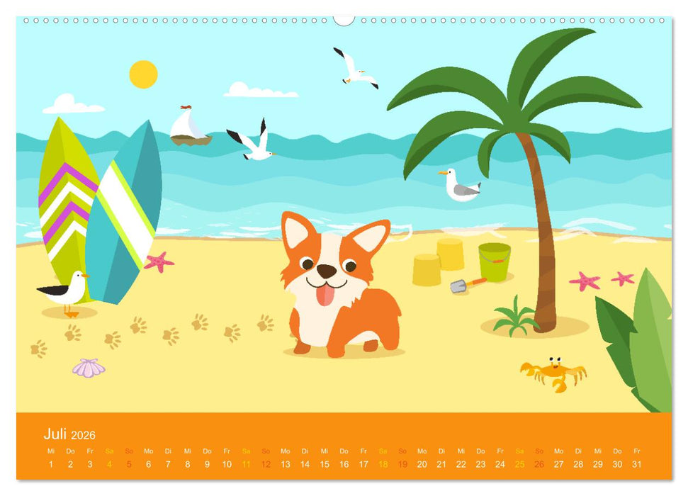 Süße Tierkinder (CALVENDO Premium Wandkalender 2026)