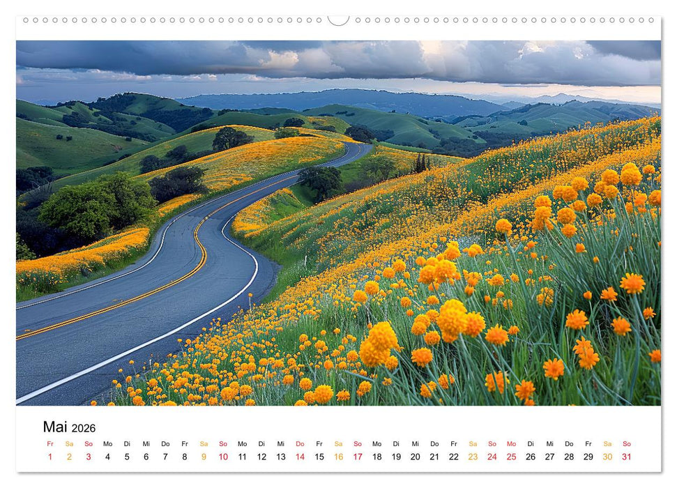 Straßen und Wege (CALVENDO Wandkalender 2026)