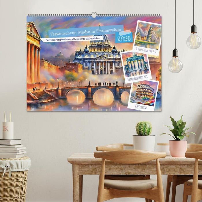 Verwunschene Städte in Traumwelten (CALVENDO Wandkalender 2026)