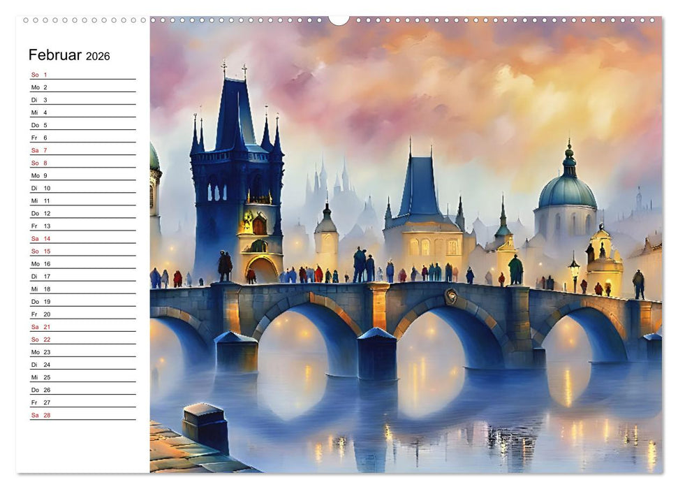 Verwunschene Städte in Traumwelten (CALVENDO Wandkalender 2026)