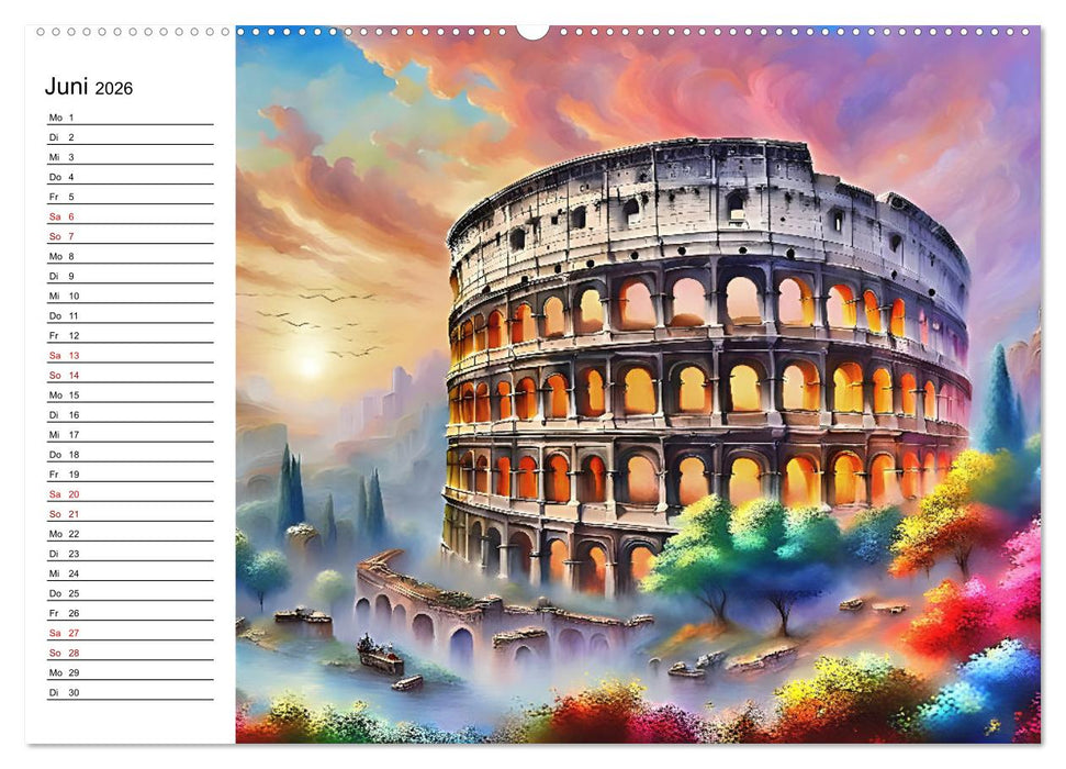 Verwunschene Städte in Traumwelten (CALVENDO Wandkalender 2026)