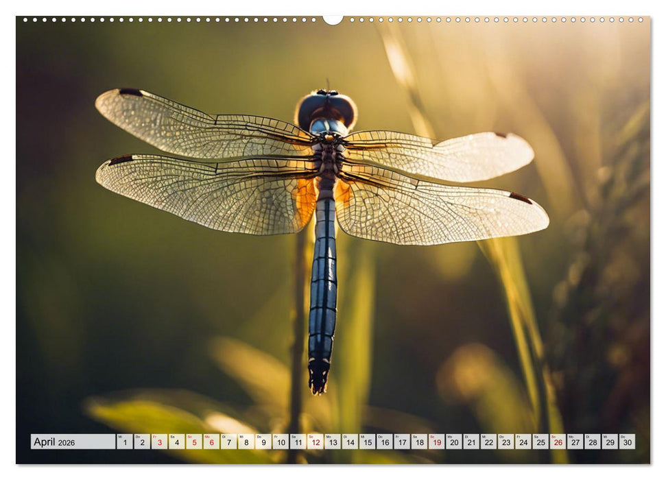 Filigrane Insekten (CALVENDO Wandkalender 2026)