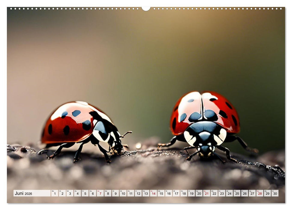 Filigrane Insekten (CALVENDO Wandkalender 2026)