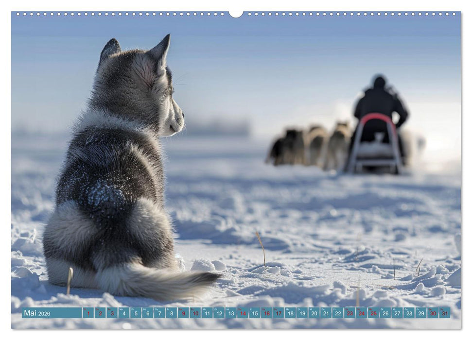 Schlittenhund Träume (CALVENDO Wandkalender 2026)