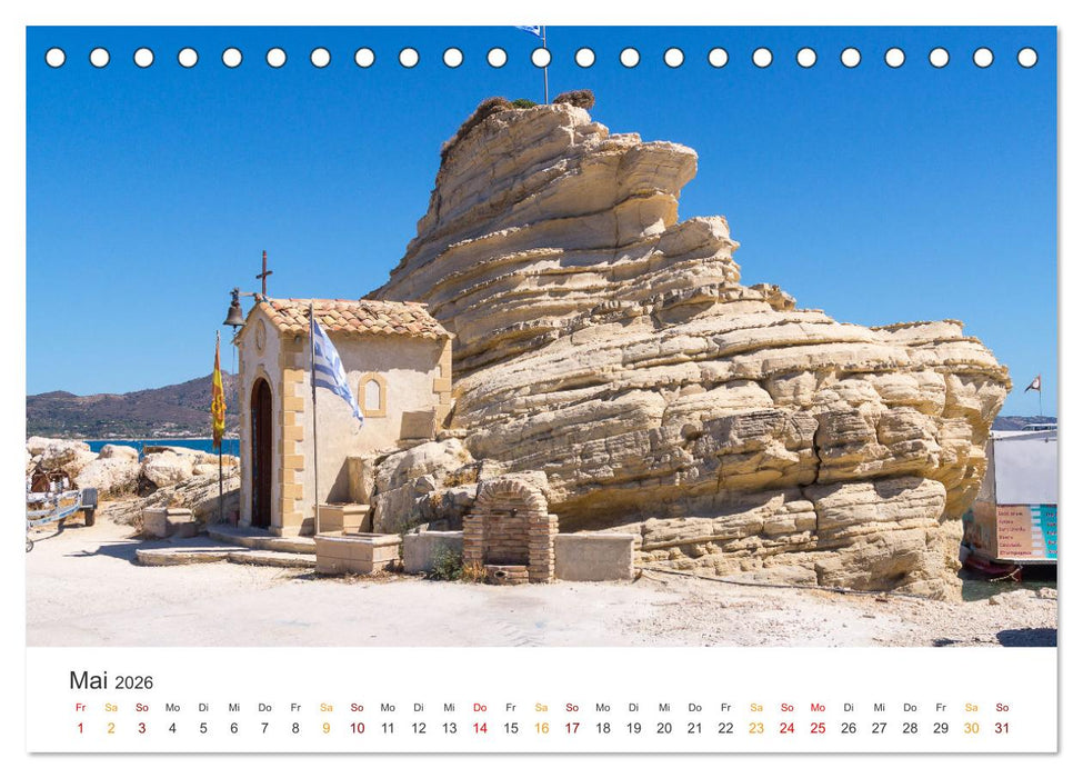 Zakynthos - die liebenswerte Insel (CALVENDO Wandkalender 2026)