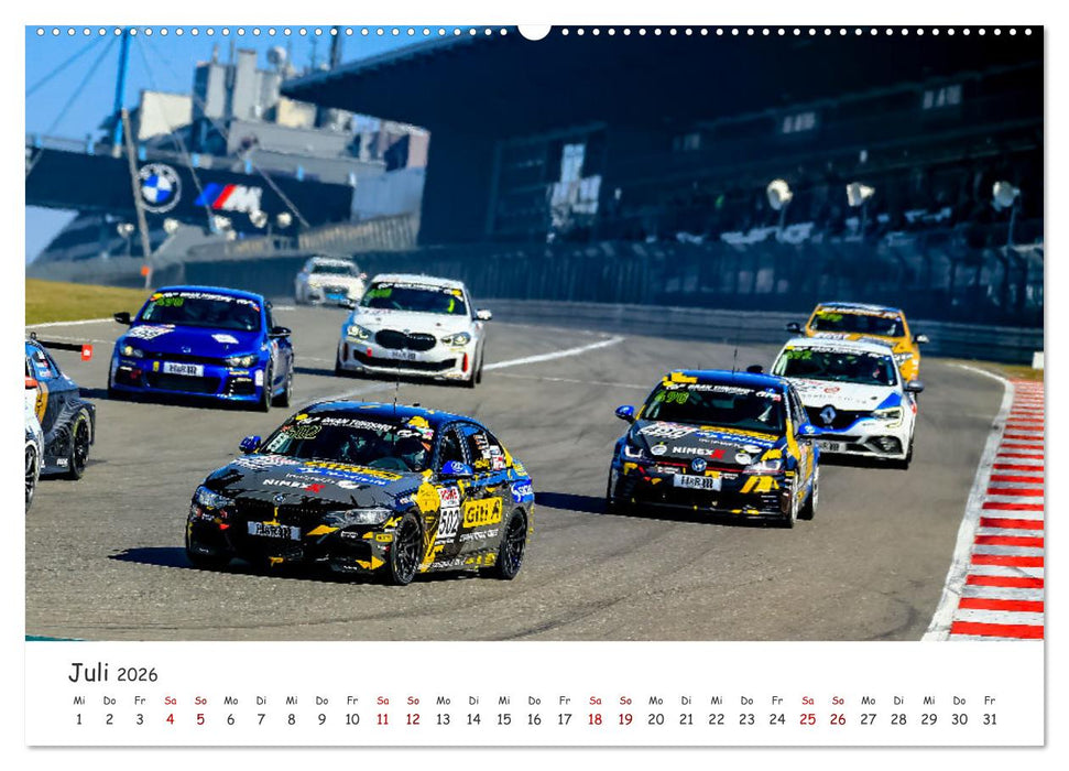 Nüburgring Langstrecken Serie 2026 (CALVENDO Premium Wandkalender 2026)