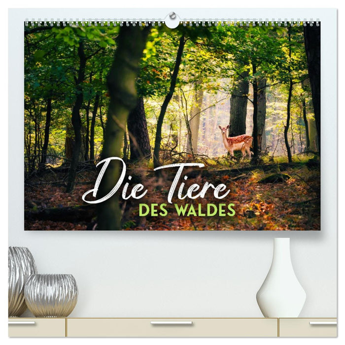 Die Tiere des Waldes (CALVENDO Premium Wandkalender 2026)