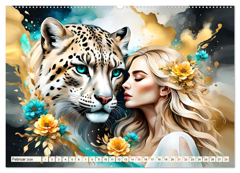 Rührende Freundschaften (CALVENDO Premium Wandkalender 2026)