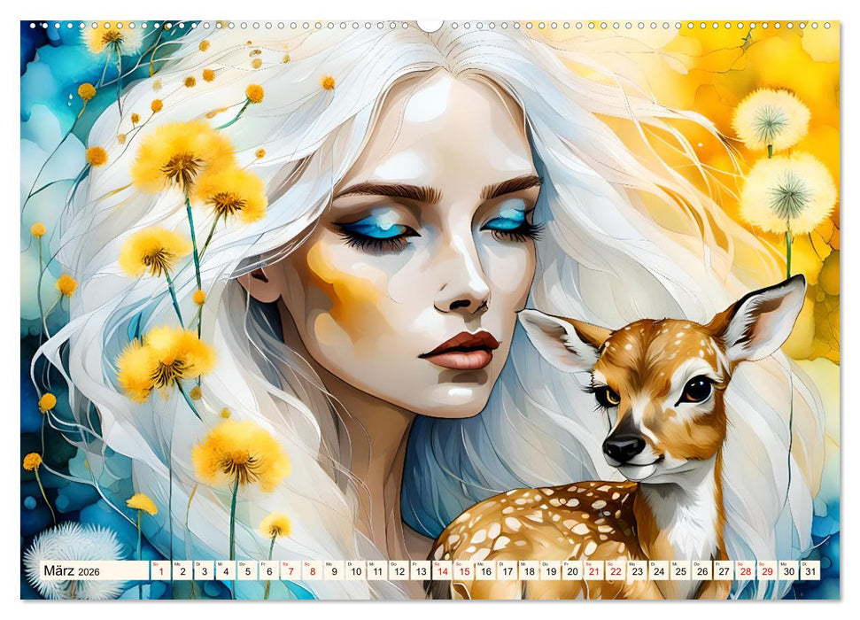 Rührende Freundschaften (CALVENDO Premium Wandkalender 2026)