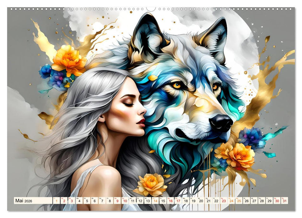 Rührende Freundschaften (CALVENDO Premium Wandkalender 2026)