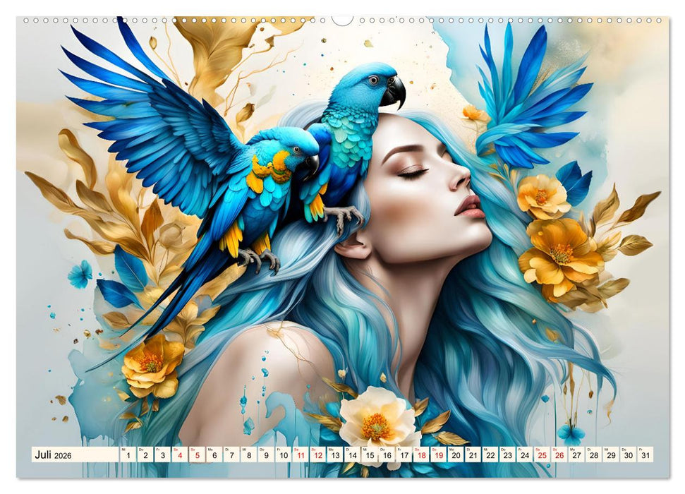 Rührende Freundschaften (CALVENDO Premium Wandkalender 2026)