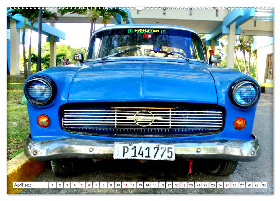 El Capitán - Der Opel Kapitän in Kuba (CALVENDO Wandkalender 2026)