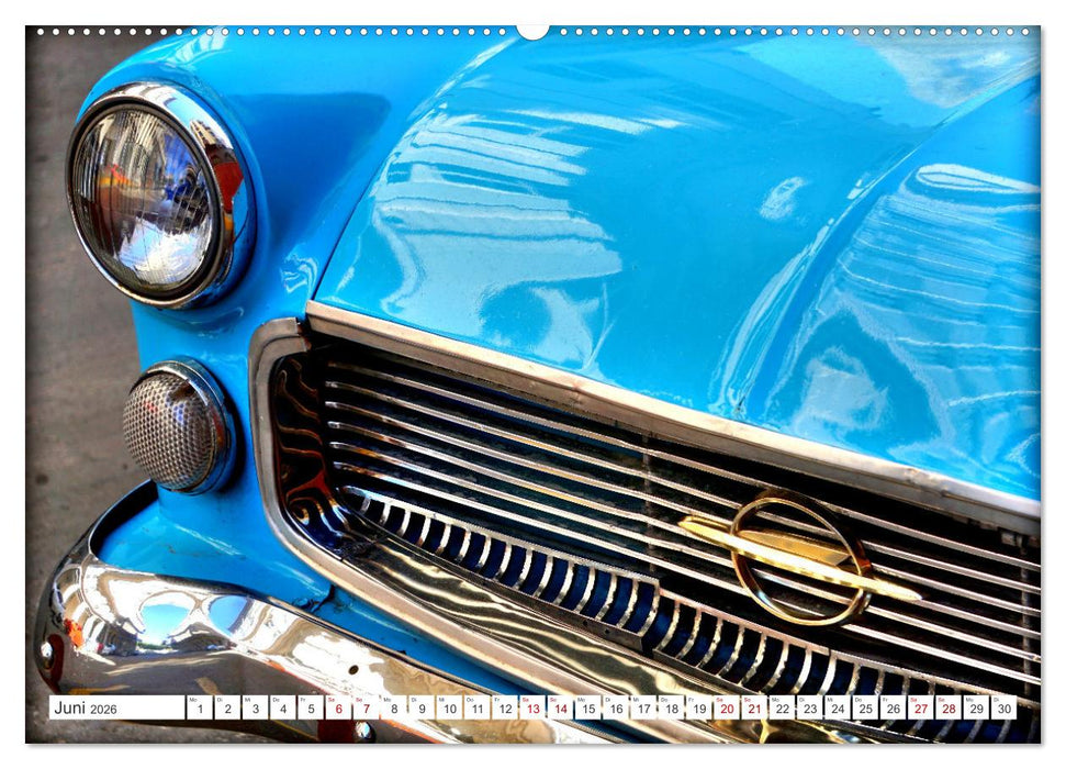 El Capitán - Der Opel Kapitän in Kuba (CALVENDO Wandkalender 2026)