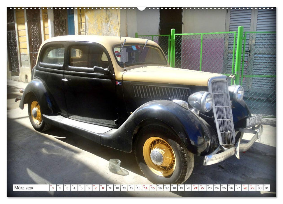 Ford V8 - Oldtimer aus den Dreißiger Jahren (CALVENDO Premium Wandkalender 2026)