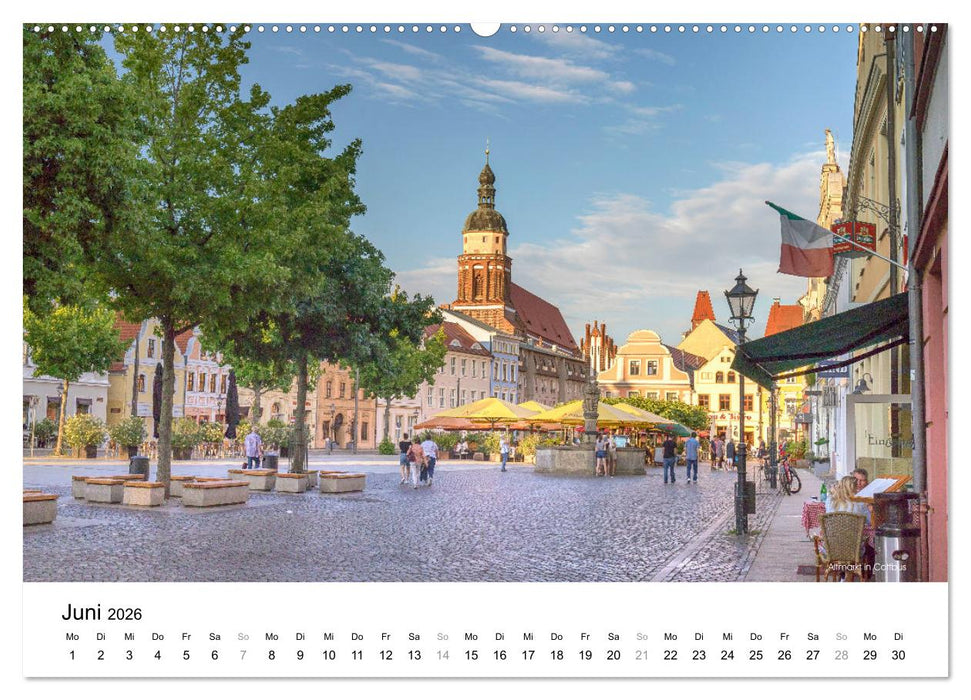 Die Lausitz - Landmarken der Nieder- und Oberlausitz (CALVENDO Premium Wandkalender 2026)
