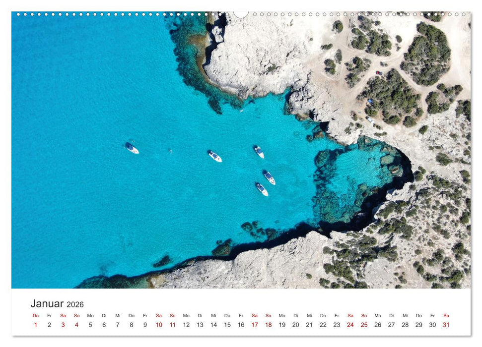 Die Sonneninsel Zypern (CALVENDO Premium Wandkalender 2026)