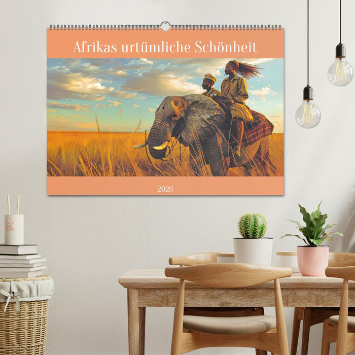 Afrikas urtümliche Schönheit (CALVENDO Wandkalender 2026)