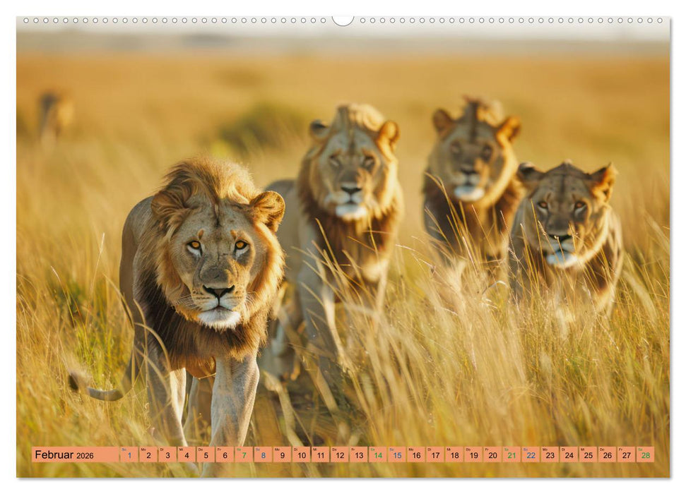 Afrikas urtümliche Schönheit (CALVENDO Wandkalender 2026)