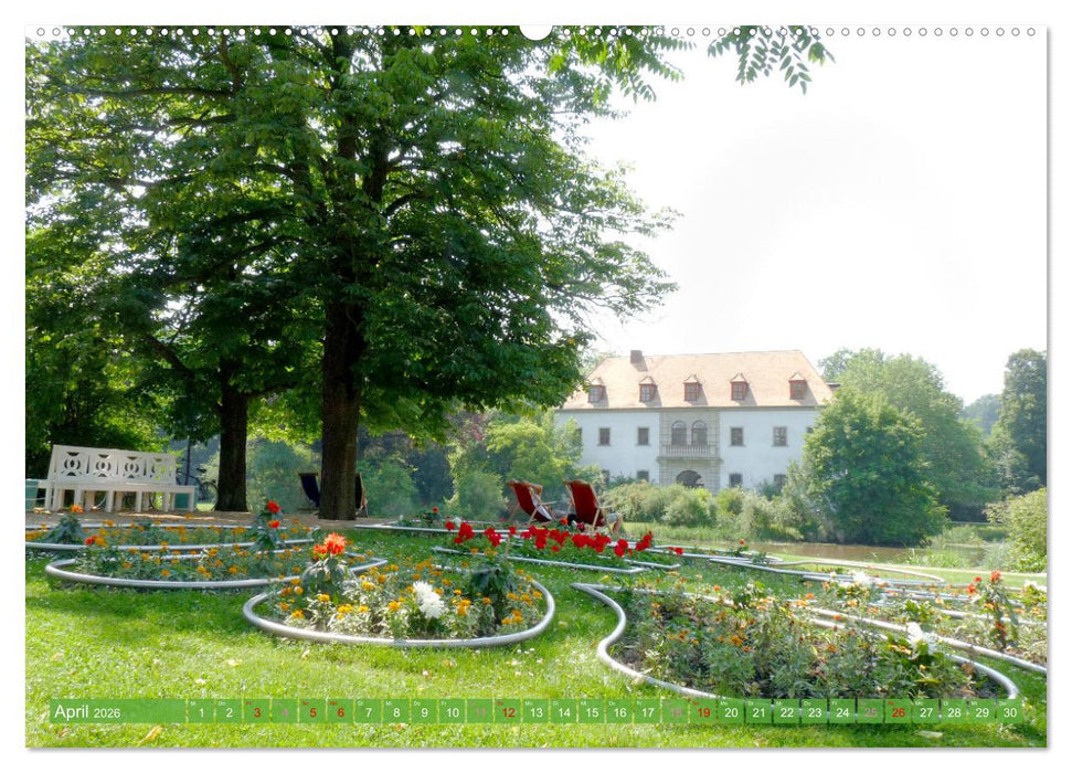 Moritzburg, Weesenstein, Muskau - Drei schöne sächsische Schlösser (CALVENDO Premium Wandkalender 2026)