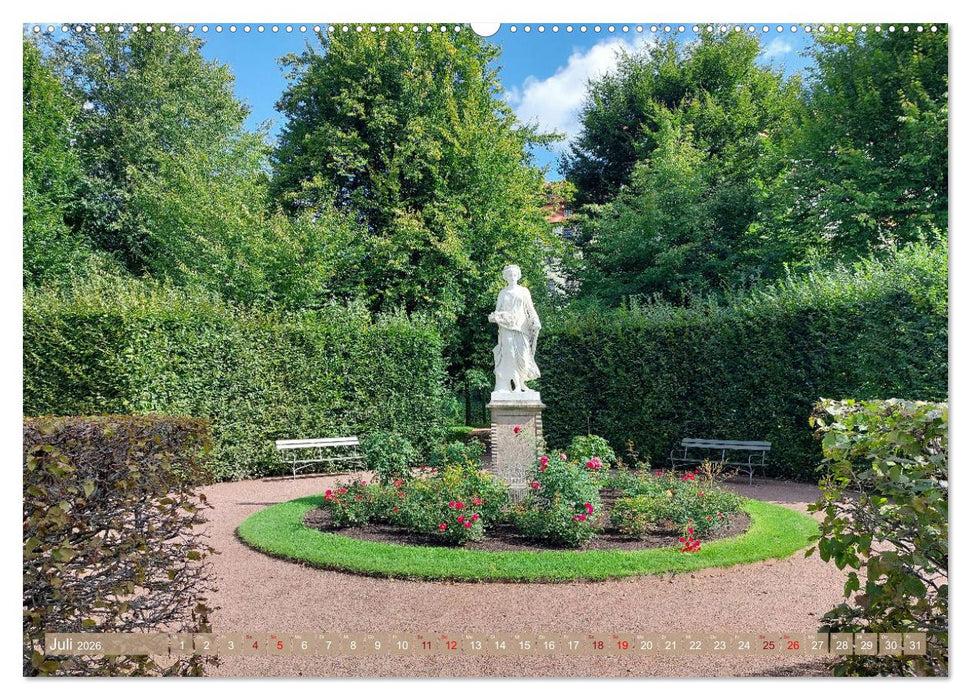 Moritzburg, Weesenstein, Muskau - Drei schöne sächsische Schlösser (CALVENDO Premium Wandkalender 2026)