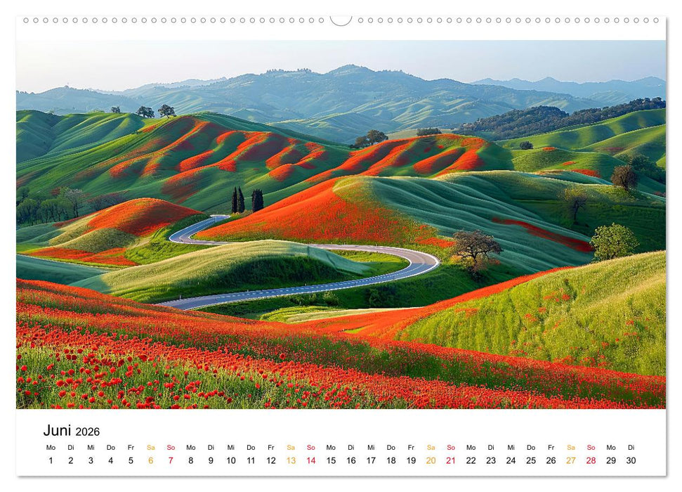 Straßen und Wege (CALVENDO Premium Wandkalender 2026)