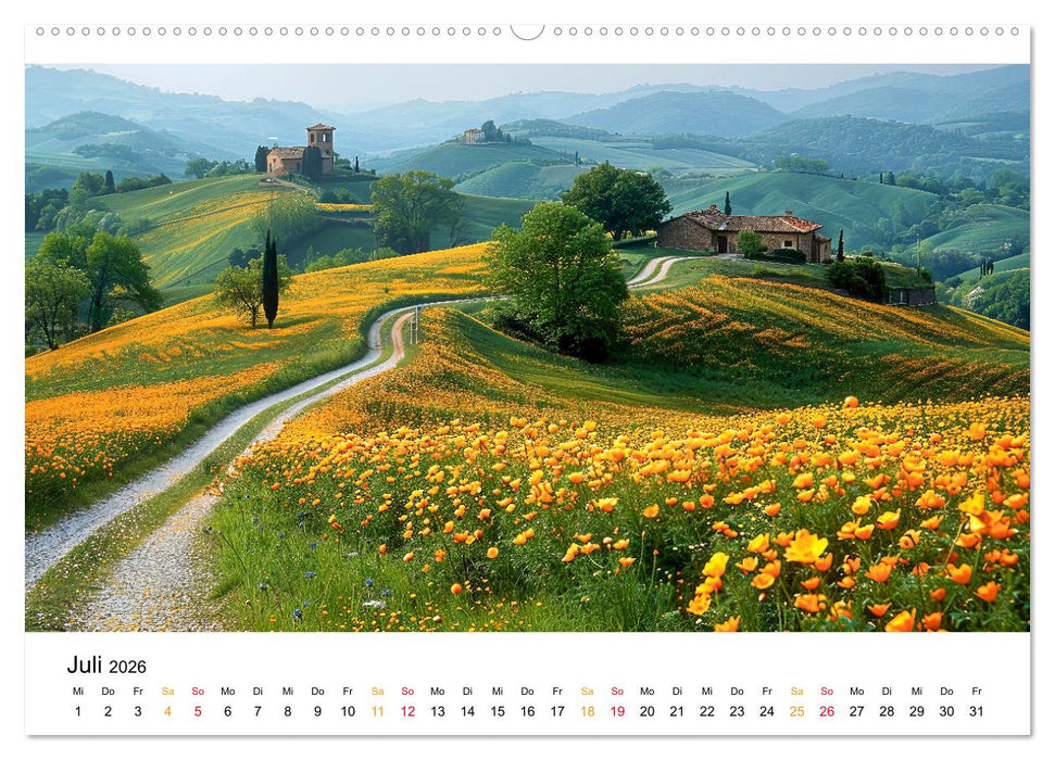 Straßen und Wege (CALVENDO Premium Wandkalender 2026)