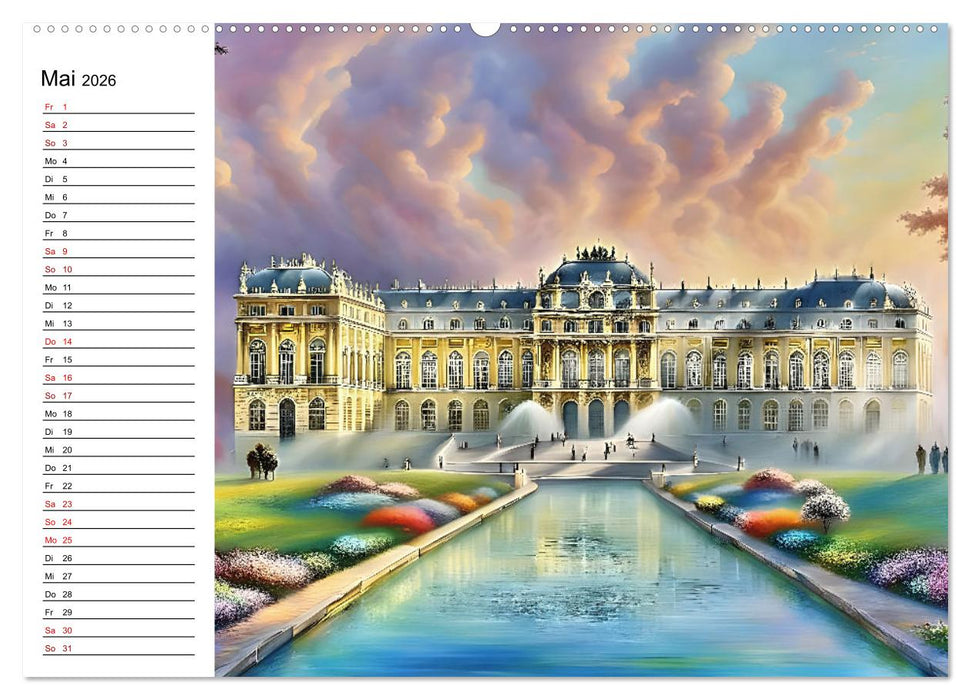 Verwunschene Städte in Traumwelten (CALVENDO Premium Wandkalender 2026)