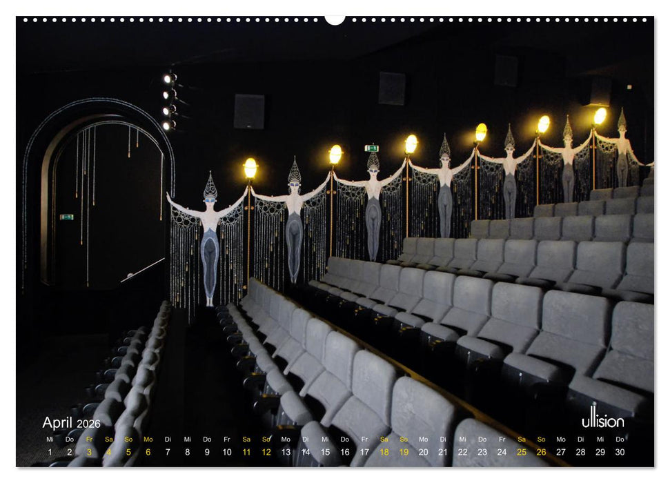 GANZ GROSSES KINO - Meisterwerke der Wandgestaltung (CALVENDO Premium Wandkalender 2026)