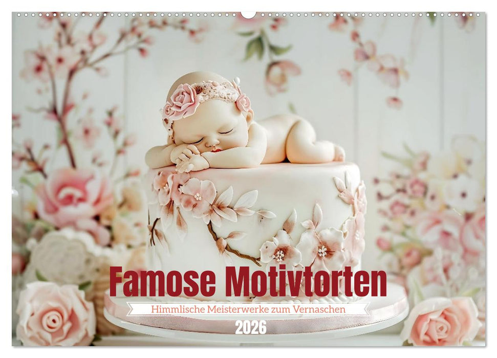 Famose Motivtorten (CALVENDO Wandkalender 2026)