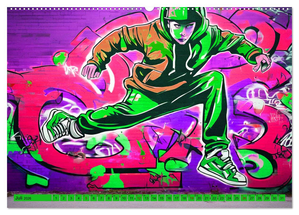Lebensart Hip Hop (CALVENDO Premium Wandkalender 2026)