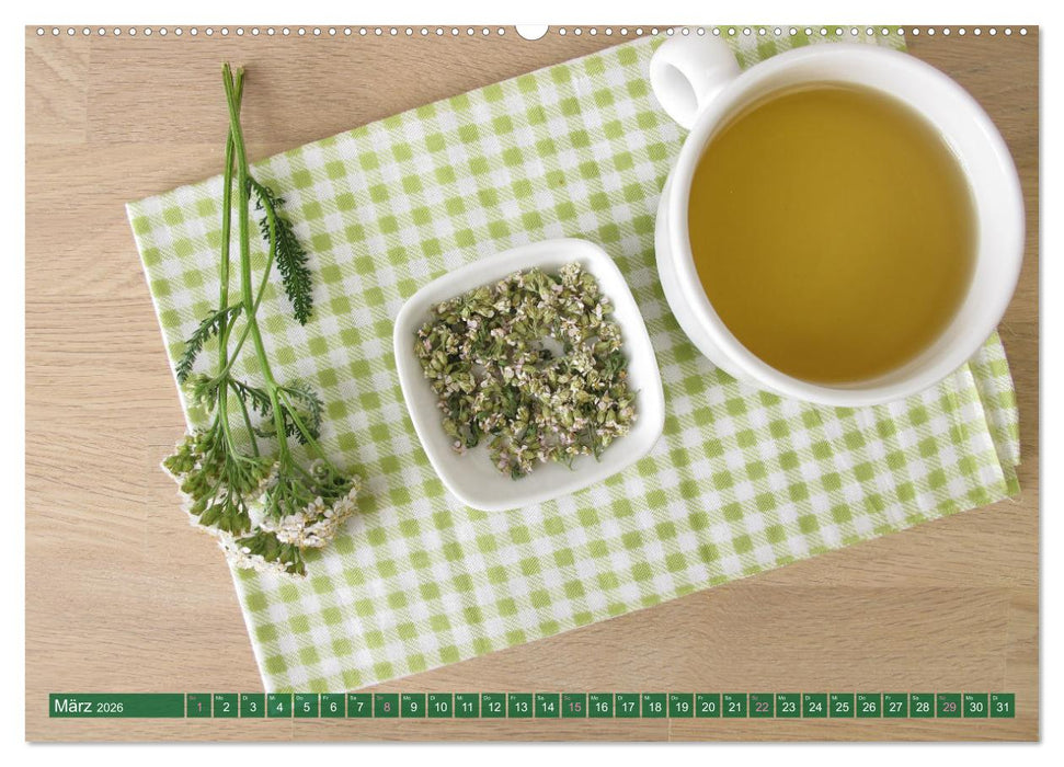 Mein Blütentee (CALVENDO Premium Wandkalender 2026)