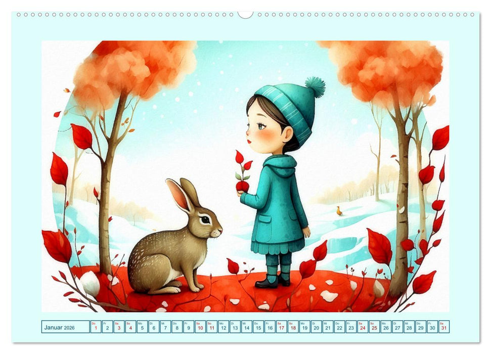 Märchenhafter Jahresreigen (CALVENDO Premium Wandkalender 2026)