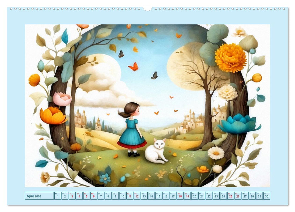 Märchenhafter Jahresreigen (CALVENDO Premium Wandkalender 2026)