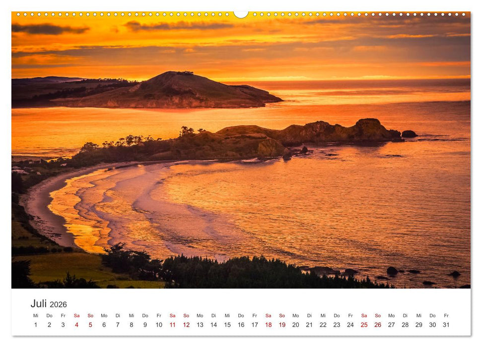 Neuseeland Luftaufnahmen (CALVENDO Premium Wandkalender 2026)