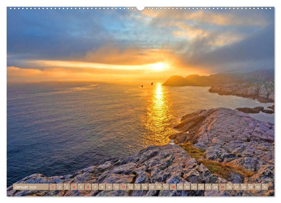 Vom Südkap zum Nordkap (CALVENDO Premium Wandkalender 2026)