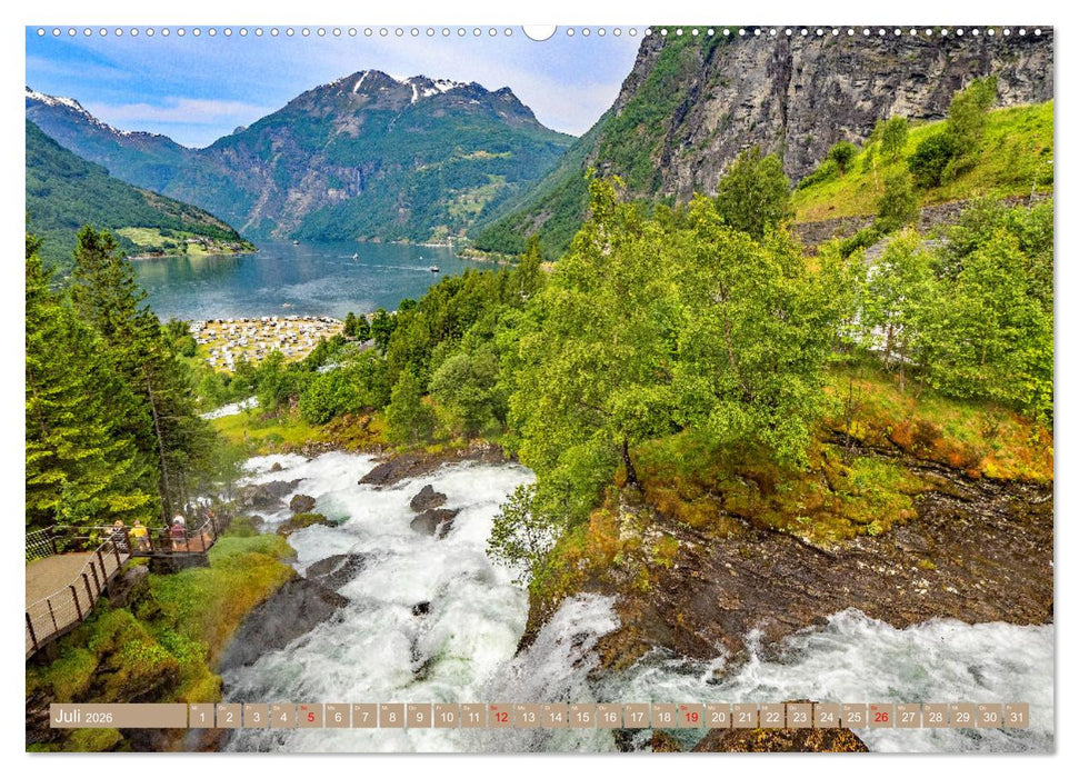 Vom Südkap zum Nordkap (CALVENDO Premium Wandkalender 2026)