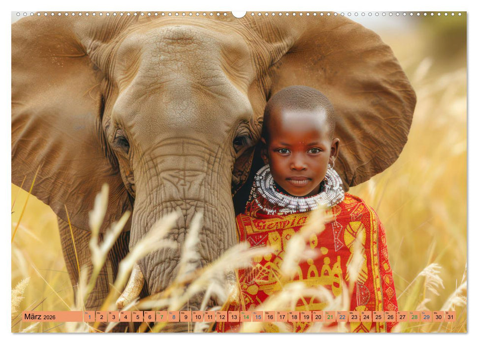 Afrikas urtümliche Schönheit (CALVENDO Premium Wandkalender 2026)