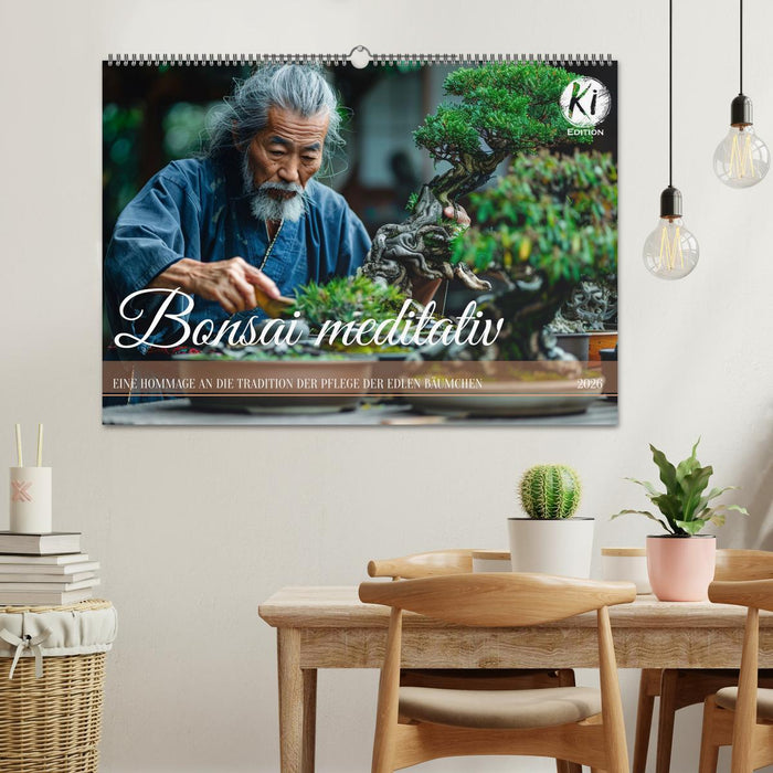 Bonsai meditativ (CALVENDO Wandkalender 2026)