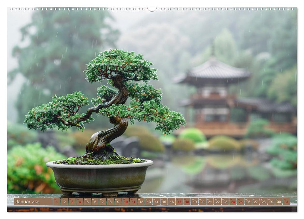 Bonsai meditativ (CALVENDO Wandkalender 2026)