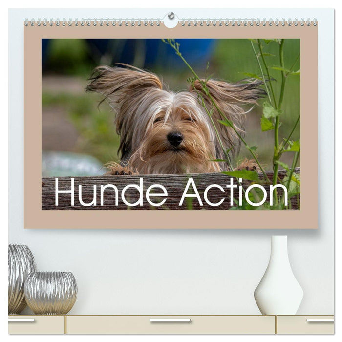 Hunde Action (CALVENDO Premium Wandkalender 2026)