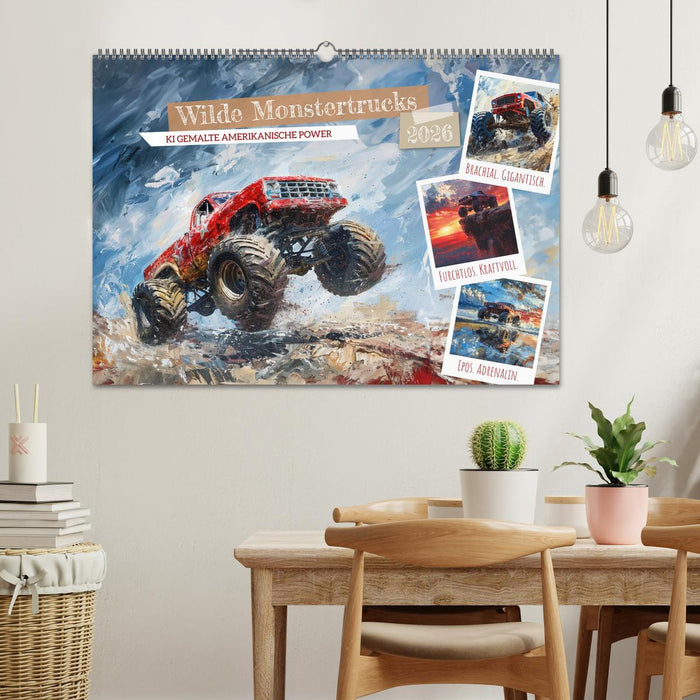 Wilde Monstertrucks (CALVENDO Wandkalender 2026)