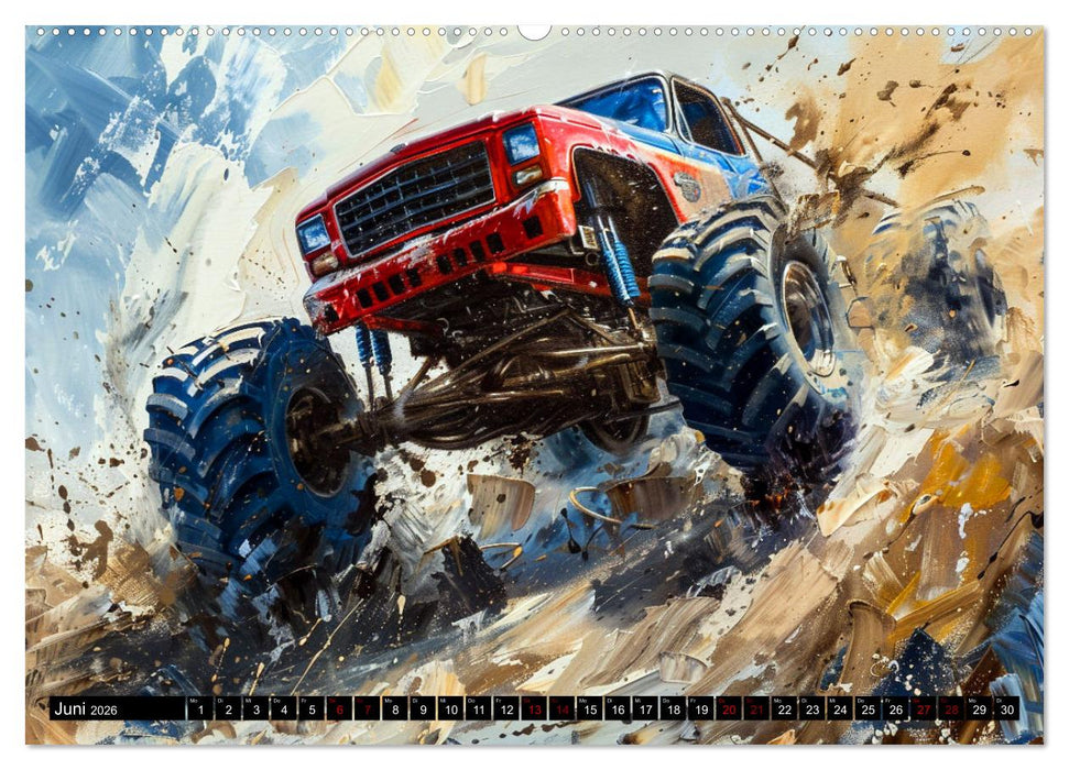 Wilde Monstertrucks (CALVENDO Wandkalender 2026)