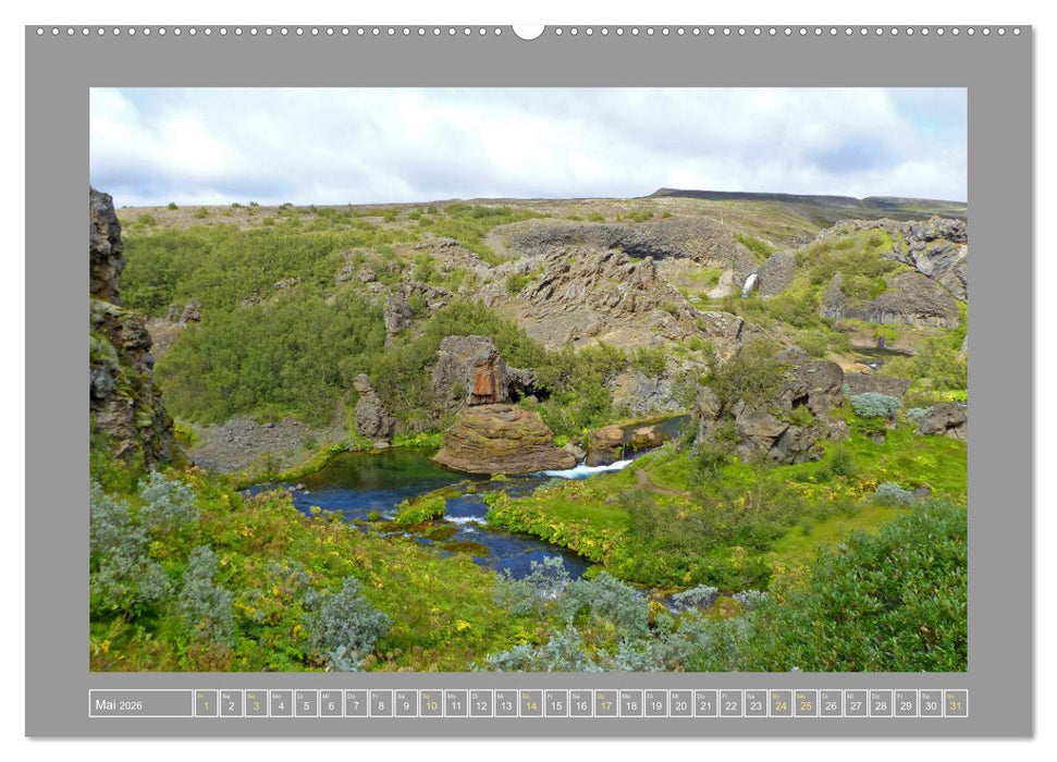 Island Insel der Vielfalt (CALVENDO Premium Wandkalender 2026)